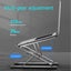 Double-layer Foldable Lifting Aluminum Alloy Laptop Heat Dissipation Stand Carousel 4