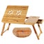 Bauhinia Pattern Folding Computer Desk Bed Dorm Notebook Lap Desk Large with Fan Carousel 1