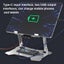 Tablet Holder Aluminum Alloy Laptop Radiator with 4 Fans Carousel 5