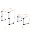 Folding Computer Desk Laptop Stand Foldable Lifting Heightening Storage Porta... Carousel 4