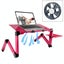 Portable 360 Degree Adjustable Foldable Aluminium Alloy Desk Stand with Cool ... Carousel 11