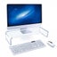 2 Pcs Computer Monitor Desktop Increased Acrylic Base Carousel 1