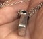 Incredible Sterling Silver MOP and Purple Stone Pendant w/ STG Chain - 429 Carousel 6