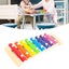 xylophone musical toy 8 Key Hand Knock Piano Baby Children Educational Xylophone Carousel 3