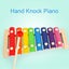 xylophone musical toy 8 Key Hand Knock Piano Baby Children Educational Xylophone Carousel 7