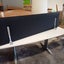 Desk mounted privacy partition- Black Carousel 2