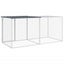 Chicken Cage with Roof Anthracite 203x98x90 Cm Galvanised Steel Tonkbtk Carousel 5