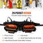 Tool Belt with Suspenders Adjustable Carpenter Tool Pouch 600D Polyester Carousel 5