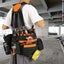 Tool Belt with Suspenders Adjustable Carpenter Tool Pouch 600D Polyester Carousel 8