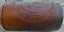 ANTIQUE 1920's Isle of Man QUALTROUGH GINGER BEER Bottle "THREE LEGS" Triskelion Carousel 3