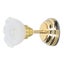 dollhouse mini light 1/12 Scale Dollhouse Dome Light Decoration Flower Shape Carousel 6