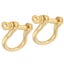 u shackle 2 Set Anchor Shackle Pure Brass U Type Fob Key Ring Hook Golden Carousel 3