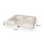 PaWz Memory Foam Pet Sofa Bed Cushion Dog Cat Mattress Washable Removable Carousel 2