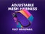 ZEE.DOG ADJUSTABLE AIR MESH HARNESS - BLISS SMALL! Carousel 3