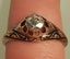 Antique Gold Rose Cut Diamond Enamel Ring Carousel 11