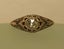 Antique Gold Rose Cut Diamond Enamel Ring Carousel 12