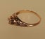 Antique Gold Rose Cut Diamond Enamel Ring Carousel 13