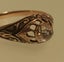Antique Gold Rose Cut Diamond Enamel Ring Carousel 3