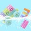 108PCS Plastic Building Blocks With Stickers Children Small Particle Carousel 3