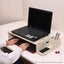 Elevated Wood Computer Monitor Stand Riser Laptop Shelf Desk Organizer with K... Carousel 5