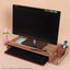 Elevated Wood Computer Monitor Stand Riser Laptop Shelf Desk Organizer with K... Carousel 12