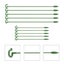 5Pcs Plant Supports Stakes Flower Stand Sticks Reusable Plant Clips Carousel 5