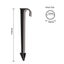50pcs/set DN16 C-type Ground Stakes For PE Pipe Drip Irrigation Hose Carousel 6