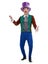 Mad Hatter Costume Adult Multi Coloured Jacket Trousers Hat Carousel 3