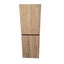 SIDE CABINET 400MM WIDE x 1200MM HEIGHT LIGHT OAK Carousel 4