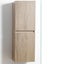 SIDE CABINET 400MM WIDE x 1200MM HEIGHT LIGHT OAK Carousel 5