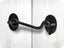 2Pcs 4inch Cabin Hook Eye Latch Shed Gate Hook Window Barn Door Latch Black Carousel 3