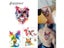 1 Sheet Colorful Drawing Temporary Tattoo Women Men Body Art Owl Design KM-014 Carousel 3