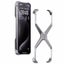 Aluminum Alloy X-shaped Metal Frame Phone Case for iPhone 15 Pro(Silver) Carousel 1