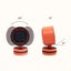 Portable Fan Heater, Ptc Heating Element Overheat Protection Quiet Heater Orange Carousel 2