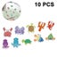 10 Pcs Anti-slip Stickers Bathtub Stickers Sea Animals Shape For Kids Carousel 1