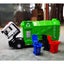 1/50 Diecast Engineer Sanitation Garbage Transportation Alloy Car Carousel 4