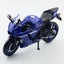 1/12 Scale Yamaha YZF-R1M Motorcycle Model Toy Alloy Diecast Carousel 1