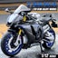 1/12 Scale Yamaha YZF-R1M Motorcycle Model Toy Alloy Diecast Carousel 2