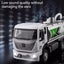 1/32 Scale Urban Green Maintenance Car Toy Model Alloy Body Rubber Carousel 5