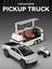 1:32 Tesla Pickup Model Car Toys Simulation Metal Diecast Truck Carousel 1