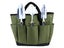 Multi Pockets Gardening Tool Bag Planting Tool Storage Tote Bag Army Green Carousel 1