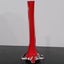 LOVELY VINTAGE RED GLASS VASE Carousel 4