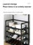 Clothes Hat Coats Shoes Storage Doorway Hangers Multi-layer Shoe Rack #DB102 Carousel 11