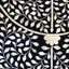 Bone Inlay Scroll Vine Cabinet in Blue Carousel 7