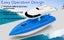 RC Boat,Remote Control Boats for Lake/Pool/Pond,2.4 GHz High Speed Mini Boats Carousel 3