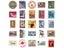 10/30/50pcs Vintage Retro Travel Stamp Stickers DIY Sticker Decals Carousel 6