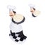 chef figurine statue kitchen figurines Mini Chef Shape Decoration Cute Chef Carousel 7