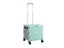Folding Utility Cart Rolling Crate Handcart with Lid for Camping Shopping Green Carousel 1