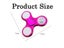EDC LED Light Luminous Fidget Spinner Toys Changes Hand Top Spinner Golw In The Carousel 4