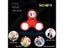 EDC LED Light Luminous Fidget Spinner Toys Changes Hand Top Spinner Golw In The Carousel 7